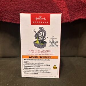 NIB Hallmark Keepsake Nightmare Before Christmas - Tree Ornament - Light up!